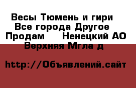 Весы Тюмень и гири - Все города Другое » Продам   . Ненецкий АО,Верхняя Мгла д.